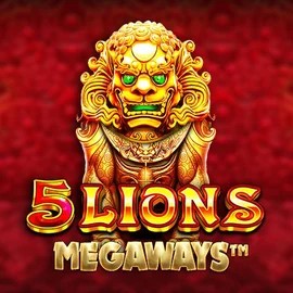 5 Lions Megaways slot visual from Pragmatic Play available on wild-hub.eu