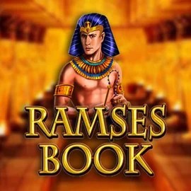 Ramses Book slot logo by Gamomat at WildHub Casino
